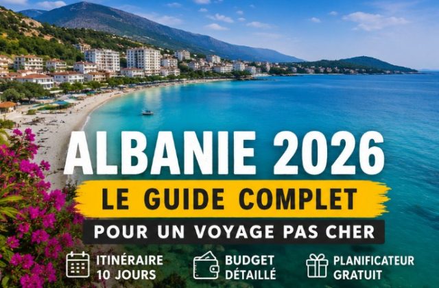 Voyage Albanie 2026 : Le Guide Complet pour un Voyage Pas Cher (Itinéraire + Budget + Planificateur Gratuit !)